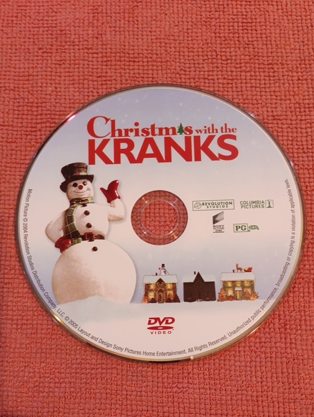 3/$12 Christmas with the Kranks DVD *NO CASE*